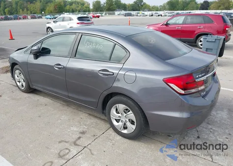 2015 Honda Civic Lx из США, поврежденный, VIN 19XFB2F58FE242828